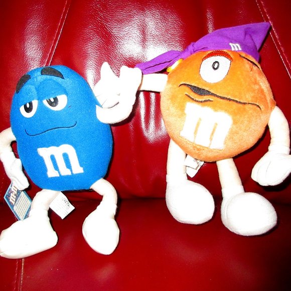 Nanco Toys Pair Plush Mms 00 Blue Orange Poshmark